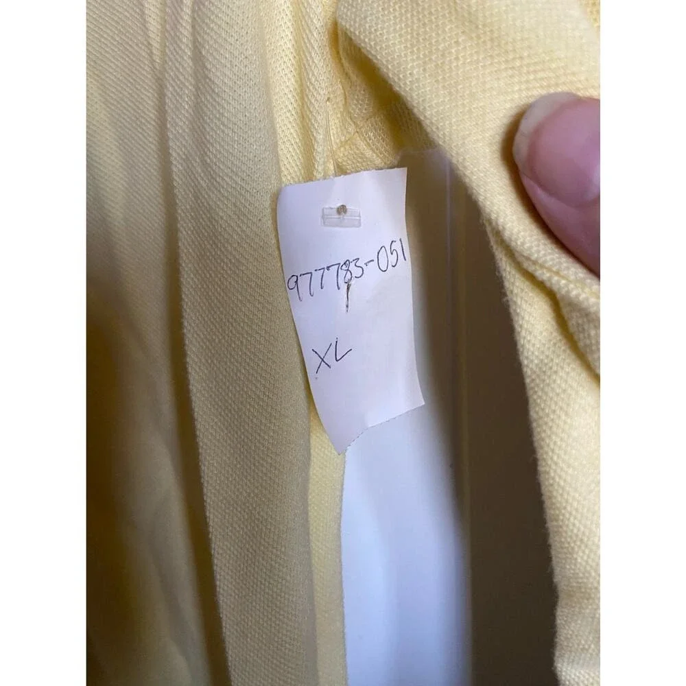 Old Navy Girls Yellow Uniform Polo Shirt XL 14-16 Long Sleeve Cotton‎ NEW